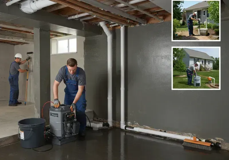 Basement Waterproofing and Flood Prevention process in North Wilkesboro, NC